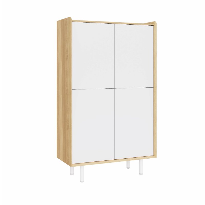 Bell and Stocchero - Balto Tall Cabinet in White
